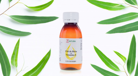 Altele - Ulei de ricin cu vitamina E pentru uz extern, 100 ml