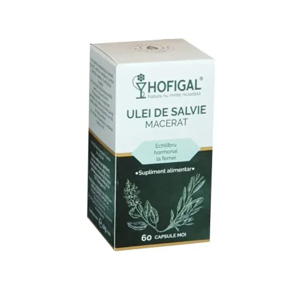 Tulburari Gastrointestinale - Ulei de salvie macerat, 60 capsule moi