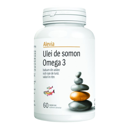 Suplimente alimentare - Ulei de Somon Omega 3 1000mg 60 capsule moi