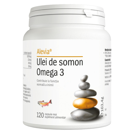 Suplimente alimentare - Ulei de Somon Omega 3 - 120 capsule moi