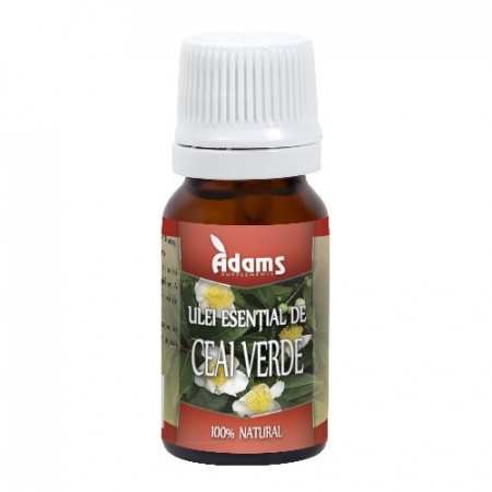 Circulatie periferica deficitara - Ulei esential de Ceai Verde, 10ml, Adams Supplements