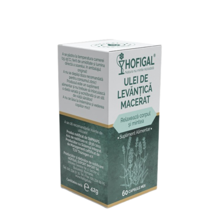 Multivitamine si minerale adulti - Ulei Levantica Macerat X 60Cps - Hofigal