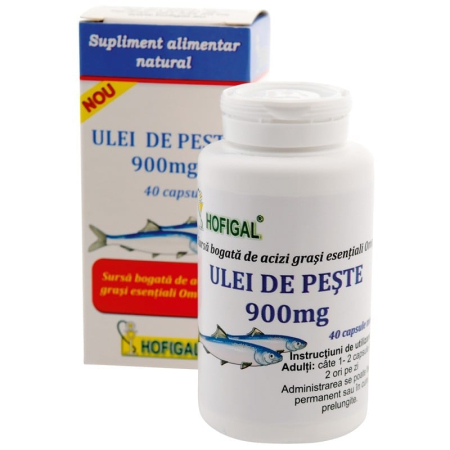 Ulei par - Ulei Peste 900Mg X 40Cps - Hofigal