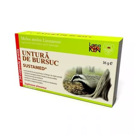 Untura De Bursuc X 100 Capsule 1Cut+20 Capsule