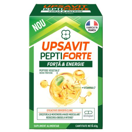 Vitamine si suplimente - Upsavit PeptiForte X 60Drj