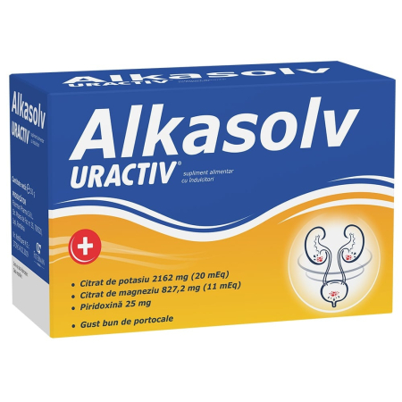 Antiseptici urinari - Uractiv Alkasolv 30 plicuri, Fiterman Pharma