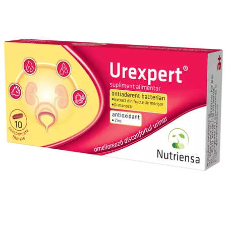 Afectiuni genitale si hormonale - Urexpert X 10 comprimate filmate, Antibiotice SA