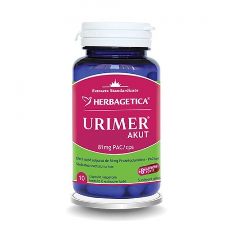 Promoțiile lunii - Urimer Akut, 10 capsule vegetale