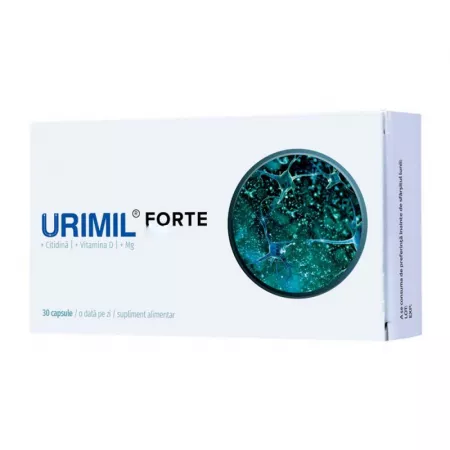 Multivitamine si minerale adulti - Urimil Forte 30 capsule, Farma-Derma