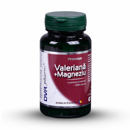 Relaxare - Valeriana+Magneziu, 60 capsule