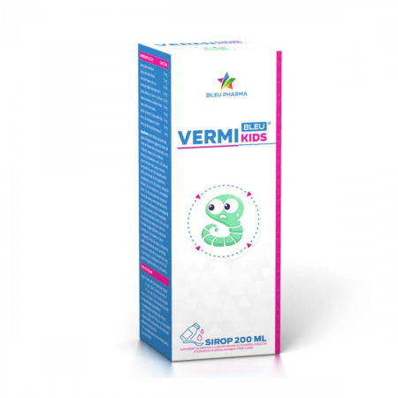 Paraziți intestinali - VermiBleu Kids Sirop 200ML – Antiparazitar Natural pentru Copii