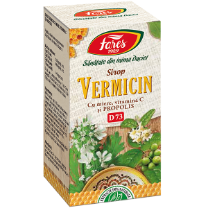 Mă doare burta! - Vermicin cu miere si propolis, D73, sirop x 100 ml