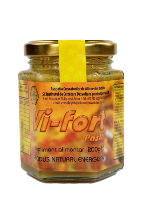 Multivitamine si minerale adulti - Vi-Fort Pastă 200 g, Institutul Apicol