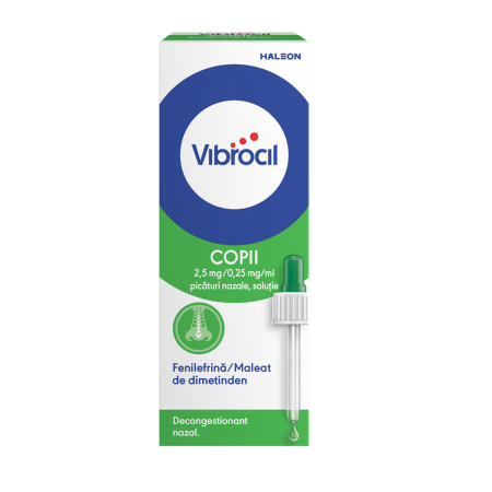Sistemul Respirator - Vibrocil 2,5/0,25 mg/ml picături nazale 15 ml