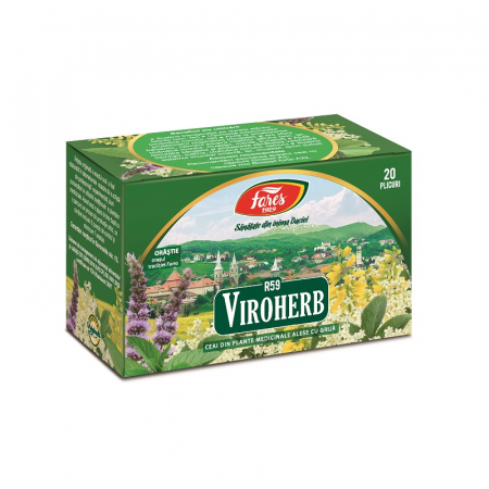 Produse autohtone - Ceai ViroHerb (R59), 20 plicuri