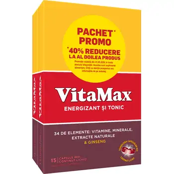 Produse Apicole - Vitamax, 15 capsule moi Perrigo