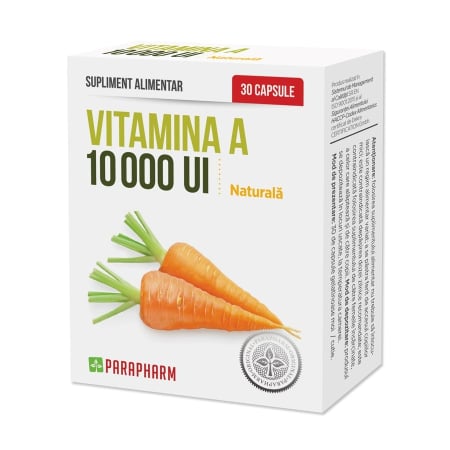 PRODUSE - Vitamina A 10000 UI Parapharm 30 capsule