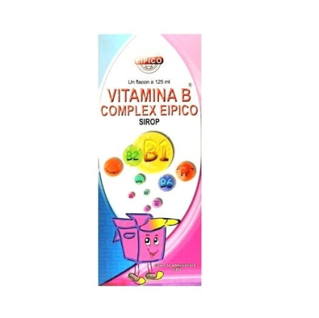 Sistemul Respirator - Vitamina B Complex Eipico Sirop, 125 Ml