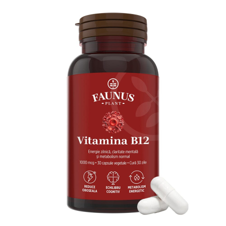 Vitamine și minerale - Vitamina B12 - 30 capsule