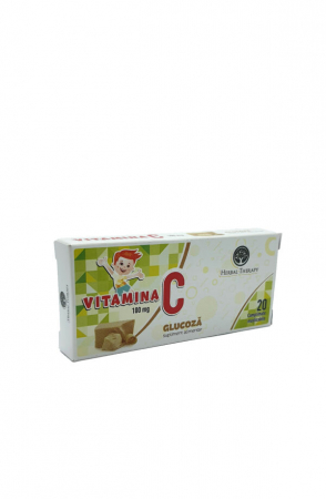 Suplimente alimentare - Vitamina C 100 mg cu glucoza, 20 tablete