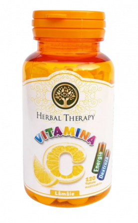 PRODUSE - Vitamina C 100 mg cu glucoza si lamaie, 120 tablete