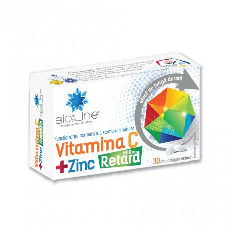 Circulatie periferica deficitara - Vitamina C 600 mg cu Zinc Retard