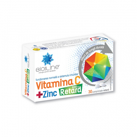 De toate cele.... - Vitamina C 600 mg + Zinc Retard, 30 comprimate retard
