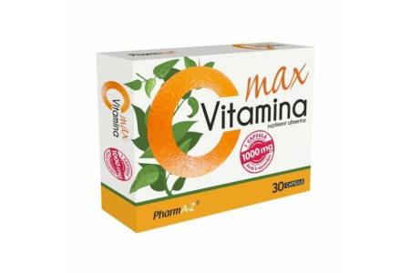 Imunitate adulti - Vitamina C Max 1000 mg, 30 capsule, Pharm A-Z