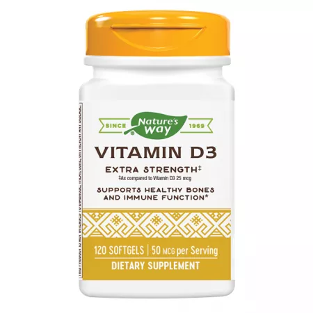 Altele - Vitamina D3 2000UI , 120 capsule moi