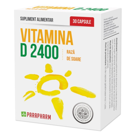 Multivitamine si minerale adulti - Vitamina D3 4000+K2 30 capsule Parapharm