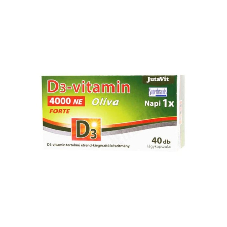 Vitamina D3 4000 UI cu extract de ulei de măsline, 100 tablete [1]