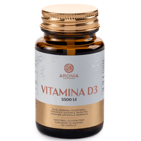 Ingrijire Corp - Vitamina D3 5500UI 60 capsule Aronia Original