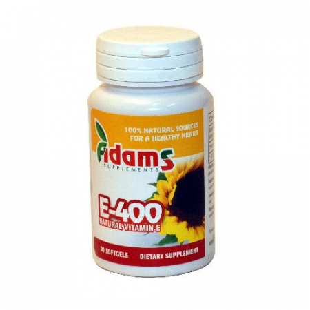 Suplimente alimentare - Vitamina E 400 mg, 30 capsule