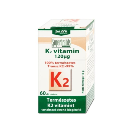 Cardioprotectoare - Vitamina K2 120 µg JutaVit 60 capsule