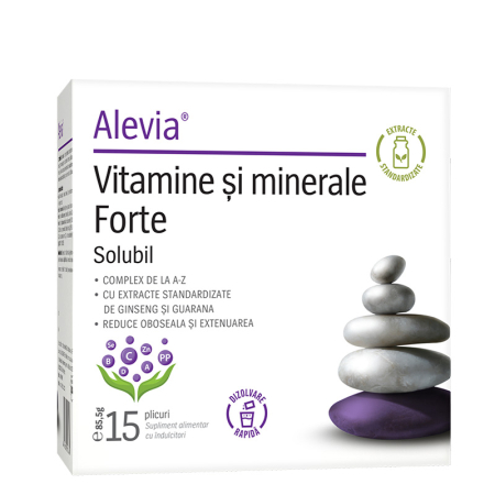 Suplimente alimentare - Vitamine și minerale Forte Solubil 15 plicuri