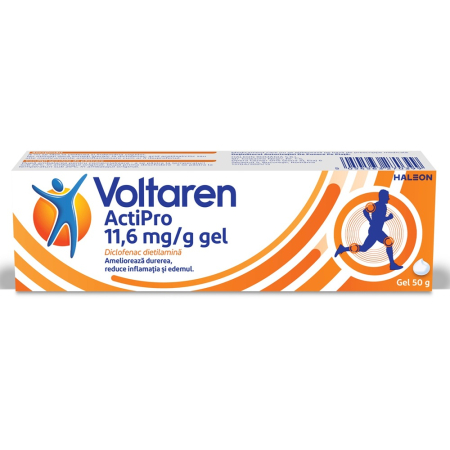 Medicamente OTC - Voltaren Actipro 11,6mg/g 50g