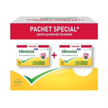 Protectie si Detoxifiere Hepatica - W-Silimarina Forte 60+30 comprimate Walmark