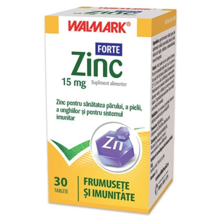 Enzime digestive - W-Zinc Forte 15 mg 30 tablete Walmark