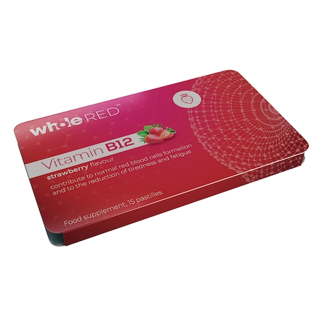 PRODUSE - Whole Red Vitamina B12, 15 pastile