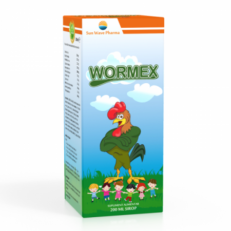 Paraziți intestinali - Wormex sirop, 200 ml
