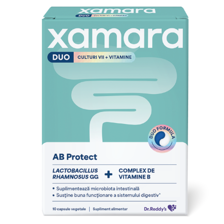Ameliorare simptome raceala si gripa - Xamara Duo AB Protect X 10Cps