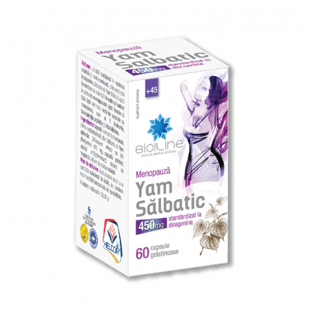 Boli hormonale și de nutriție - Yam salbatic 450 mg, 60 capsule