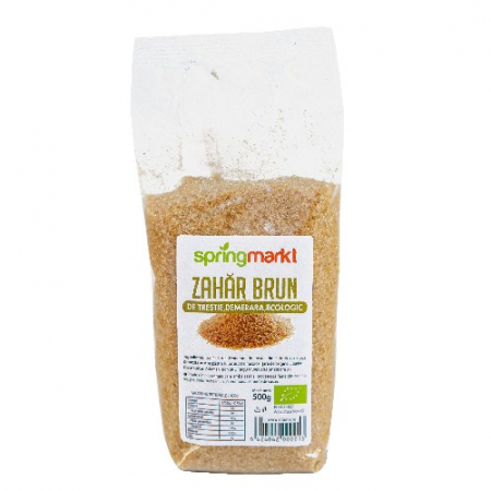 PRODUSE - Zahar brun ecologic Demerara din trestie 500gr, springmarkt