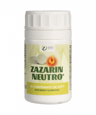Produse autohtone - Zazarin neutro, 30 comprimate de supt