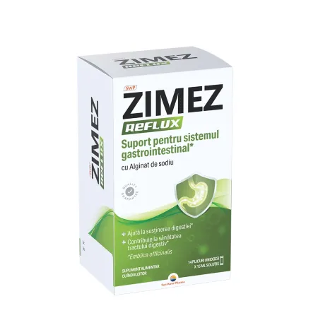 Ceaiuri - Zimez Reflux, 14 plicuri x 15 ml