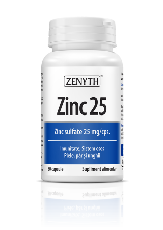 Ingrijire unghii - Zinc 25 90 capsule Zenyth Pharmaceuticals