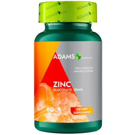 Pielea mea , frumoasă și îngrijită - Zinc 50 mg, 60 tablete