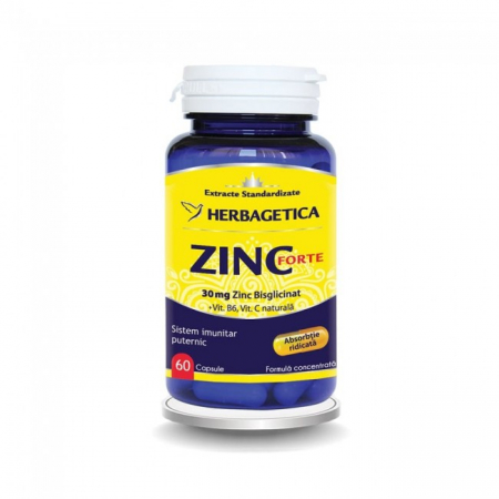 Promoțiile lunii - Zinc Forte, 60 capsule