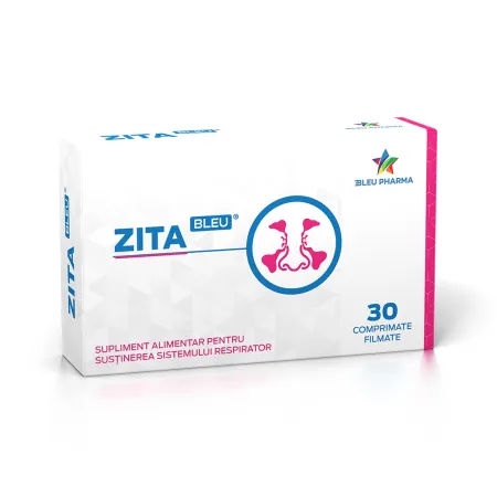 Multivitamine si minerale adulti - Zita Bleu X 30 comprimate, Bleu Pharma