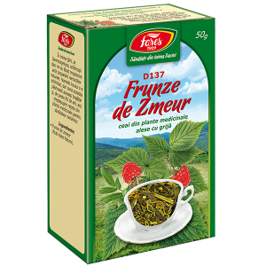 Produse autohtone - Ceai Zmeur frunze (D137), 50 g